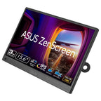 ASUS ZenScreen MB169CK Portable Monitor, 15.6" FHD IPS Anti-Glare Display, Dual USB-C, 360 Kickstand, Plug and Play, Auto-Rotate DisplayWidget Software, 0.78kg Ultra-Slim 11.8mm