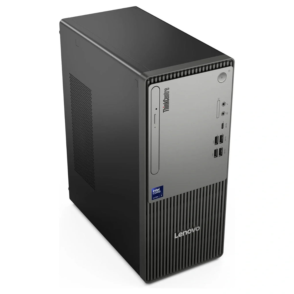 Lenovo ThinkCentre NEO 50T Gen 6 Tower Desktop, Intel Core Ultra 7 265 Up To 5.3GHz, 8GB DDR5-5600 RAM, 512GB PCIe 4.0 NVMe SSD, Integrated Intel Graphics, Black, 13BD001SGP (Official Warranty)
