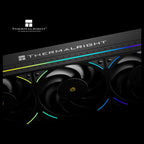 Thermalright Peerless Vision 360 UB ARGB 360mm CPU Liquid Cooler, 3.95" LCD 480x480 Square Screen, Wireless Splicing Fans, Black
