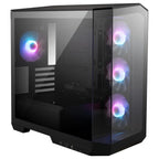 MSI MAG PANO M100R PZ Premium Mid-Tower Gaming PC Case, 270-Degree Tempered Glass, 4x ARGB 120mm Fans, Up to 360mm Radiator Support