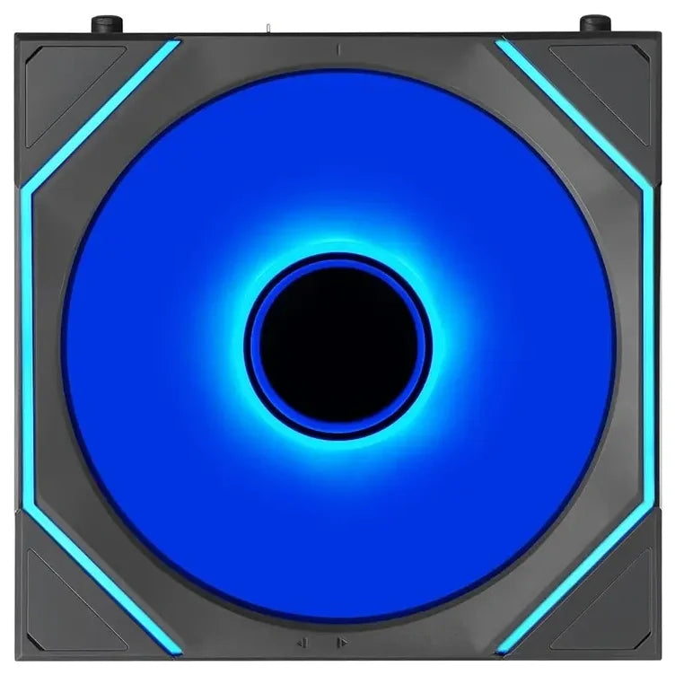 Lian Li UNI Fan SL Infinity FLEX 120mm Wireless Normal Blade ARGB Fan 3 Pack, L-Wireless Controller Included, Three-Zone ARGB Lighting, Dual-Sided Frame Design, Black 12SLIN1F3B
