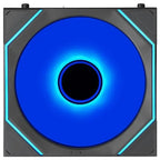 Lian Li UNI Fan SL Infinity FLEX 120mm Wireless Normal Blade ARGB Fan 3 Pack, L-Wireless Controller Included, Three-Zone ARGB Lighting, Dual-Sided Frame Design, Black 12SLIN1F3B