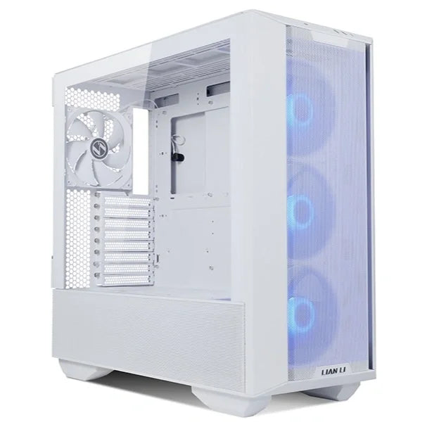 Lian Li Lancool III RGB Gaming Case, 4x 140mm PWM ARGB Fans, Supports Up to 420 Radiator, 12 Storage Drives Capacity, White LANCOOL 3R-W