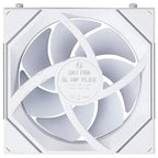 Lian Li UNI Fan SL-INF FLEX 120mm Reverse Blade ARGB Fan 3 Pack, Three-Zone ARGB Lighting, L-Connect 3 Support, Controller Included, White, G9F.12RSLIN1F3W.00