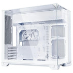 Lian Li O11 Vision-M mATX PC Case, High-Airflow, Triple Tempered Glass Panels, Supports Up To 410mm GPU and 360mm Radiator, Supports ATX PSU Up To 182mm, White, G99.O11VMW.00