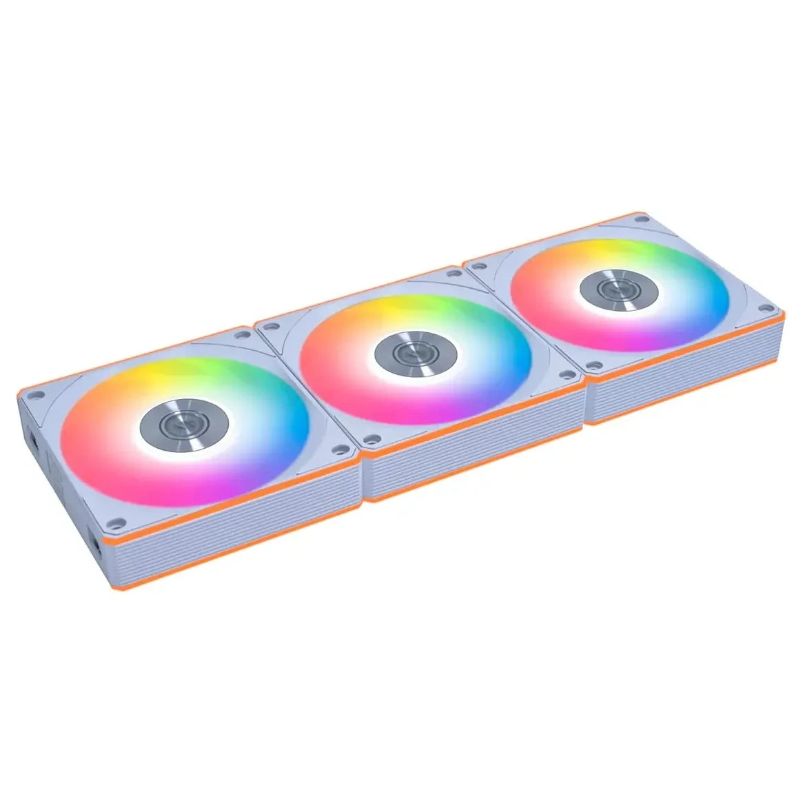 Lian Li UNI Fan CL120 ARGB 120mm PWM Fans Triple Pack Reverse Blade, 2.4GHz Wireless Signal RGB and PC Case Fans Control, Daisy-Chain, Controller Included and Required, White G99.12RCL1W3W.00