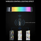 Lian Li Strimer Wireless 24 Pin with Controller, Addressable RGB Power Extension Cable, 2.4GHz Wireless Control, G89.PW24-1W-T.00