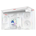 Lian Li Hydroshift II 360 LCD Liquid CPU Cooler, 2.1" IPS LCD 480x480, 3 Control Modes, Side-Mount Water Tubes, White, G89.GHS2LCD36W.00