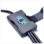 Lian Li USB 2.0 Hub, 1 to 3 Hub, USB 2.0 9-Pin 3 Port Extension, Supports UNI Fan Series Controller, G89.PW-U2HB.00