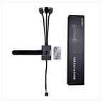 Lian Li USB 2.0 Hub, 1 to 3 Hub, USB 2.0 9-Pin 3 Port Extension, Supports UNI Fan Series Controller, G89.PW-U2HB.00