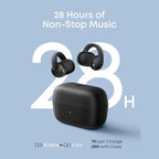Soundcore C50i by Anker Open Ear Earbuds, Clip On Design, 12mm Drivers, 28H Playtime, AI Clear Calls, Hi-Res, IP55, Bluetooth 6.0