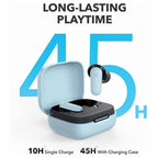 Soundcore R50i NC By Anker Noise Cancelling In Ear Earbuds, Adaptive ANC Up To 42dB, 10mm Drivers With BassUp, 45H Playtime, Bluetooth 5.4, IP54, Blue