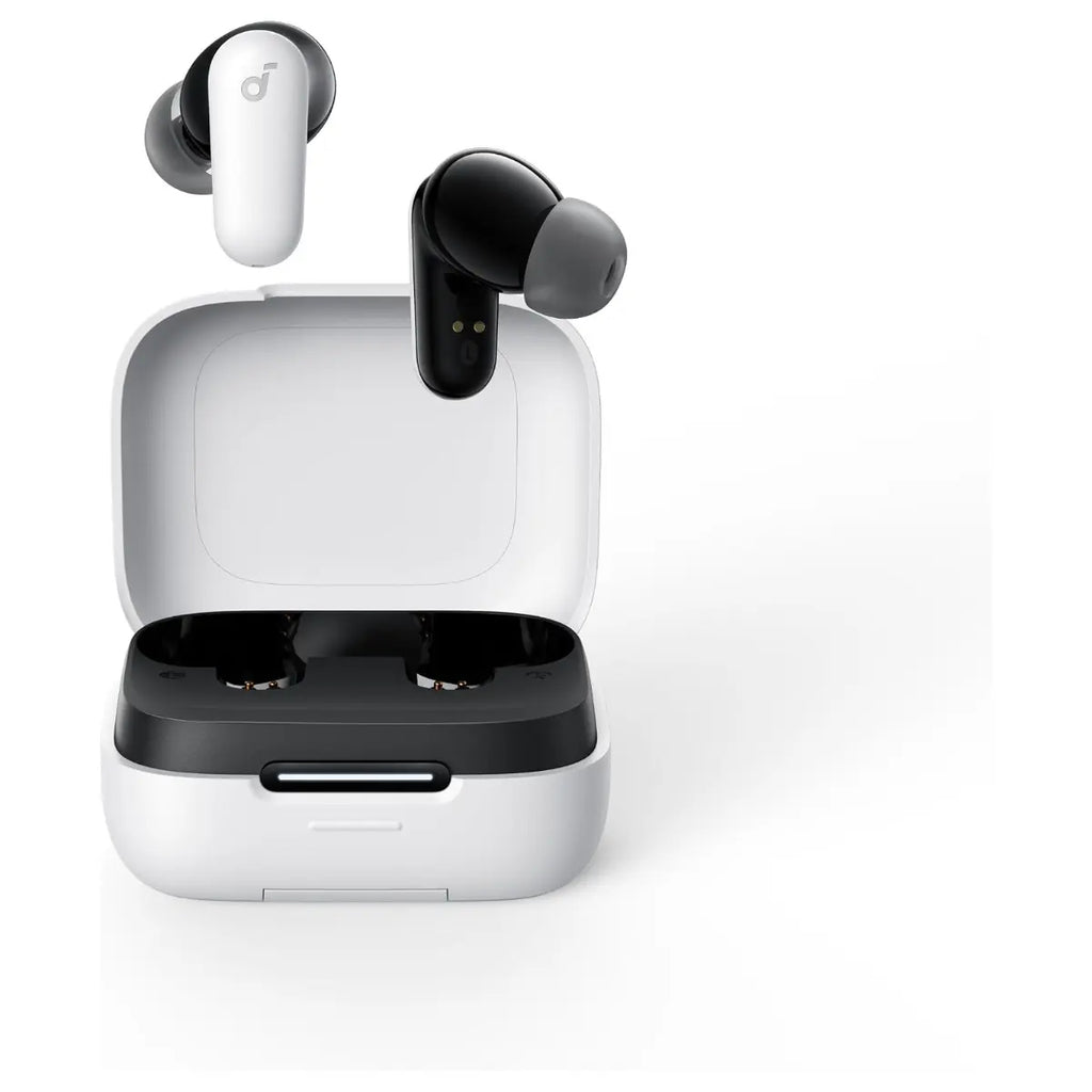 Soundcore By Anker R50i NC True Wireless Earbuds, 10mm Drivers with BassUp, Adaptive ANC Up to 42dB, Bluetooth 5.3, AI Clear Calls with 4 Mics, Up to 45hrs Total Playtime, White