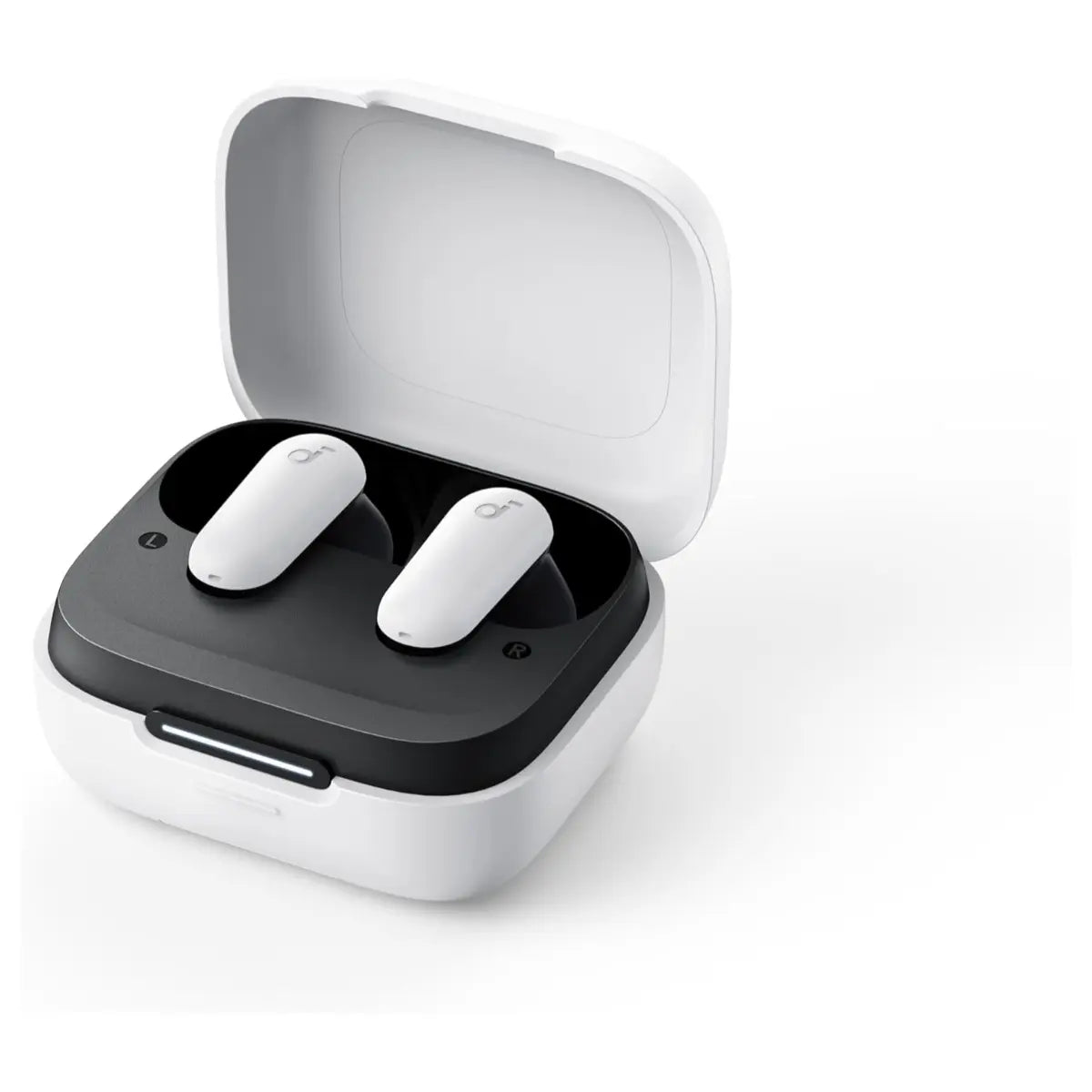 Soundcore By Anker R50i NC True Wireless Earbuds, 10mm Drivers with BassUp, Adaptive ANC Up to 42dB, Bluetooth 5.3, AI Clear Calls with 4 Mics, Up to 45hrs Total Playtime, White