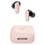 Soundcore R50i NC By Anker In-Ear Headphones with Adaptive Noise Cancellation Up to 42dB, 10mm Drivers with BassUp, Up to 45H Playtime, 2-in-1 Case and Phone Stand, IP54