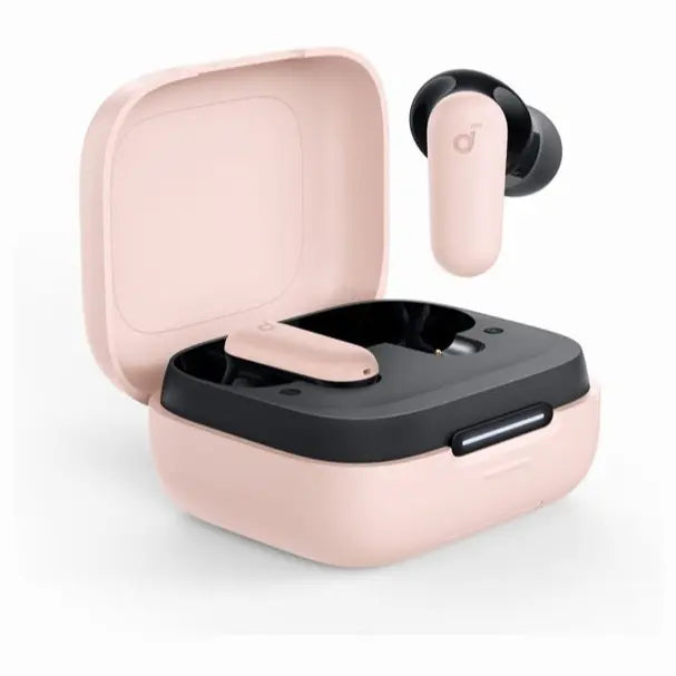 Soundcore R50i NC By Anker In-Ear Headphones with Adaptive Noise Cancellation Up to 42dB, 10mm Drivers with BassUp, Up to 45H Playtime, 2-in-1 Case and Phone Stand, IP54