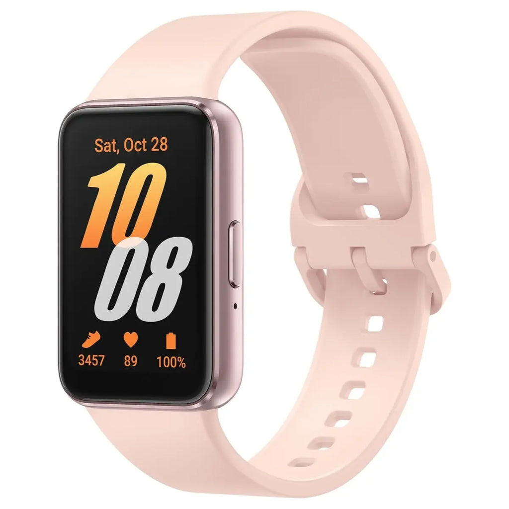 Samsung Galaxy Fit3 Smart Watch, 1.6" AMOLED Display, Up to 13 Days Battery, 100 Plus Workouts With Auto Detection, Pink