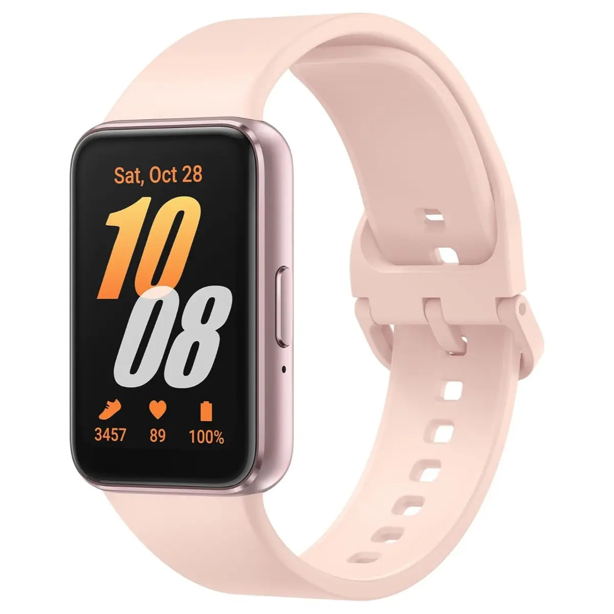 Samsung Galaxy Fit3 Smart Watch, 1.6" AMOLED Display, Up to 13 Days Battery, 100 Plus Workouts With Auto Detection, Pink