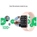 Samsung Galaxy Fit3 Smart Watch, 1.6" AMOLED Display, Up to 13 Days Battery, 100 Plus Workouts With Auto Detection, Pink