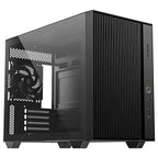 ID-Cooling Flow 500 Air Micro-ATX PC Case, High-Airflow Mesh Front, Tempered Glass Side Panel, 3x Pre-Installed PWM Fans, 360mm Radiator Support, Black