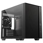 ID-Cooling Flow 500 Air Micro-ATX PC Case, High-Airflow Mesh Front, Tempered Glass Side Panel, 3x Pre-Installed PWM Fans, 360mm Radiator Support, Black