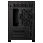 ID-Cooling Flow 500 Air Micro-ATX PC Case, High-Airflow Mesh Front, Tempered Glass Side Panel, 3x Pre-Installed PWM Fans, 360mm Radiator Support, Black