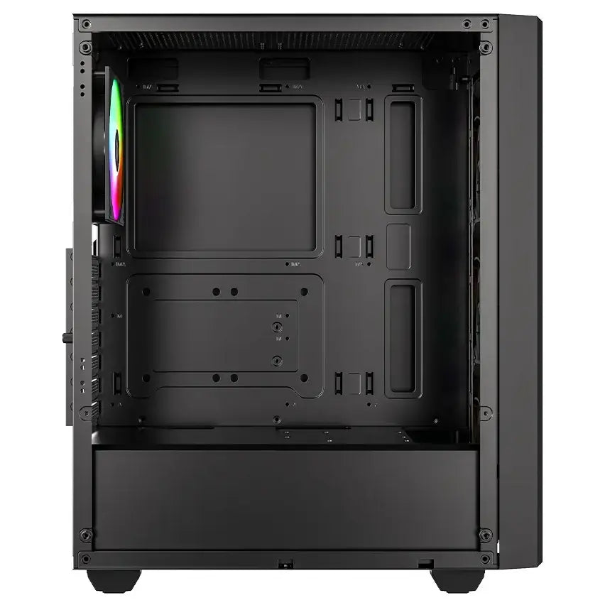 ID-Cooling Ware 310 ARGB ATX Mid-Tower PC Case, High-Airflow Mesh Front, Tempered Glass Side Panel, 4x 120mm ARGB Fans, 360mm Radiator Support, Black