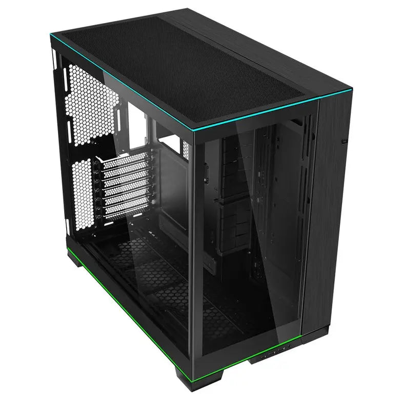 Lian Li O11 Dynamic EVO RGB Gaming Case, E-ATX ATX Micro-ATX Mini-ITX Support, Tempered Glass Panel, 7 Expansion Slots, USB-A and USB-C 3.2 Gen 1, Black O11DERGBX