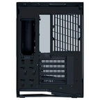 LIAN LI O11 Dynamic Mini V2 Flow, ATX Micro-ATX Mini-ITX Support, Pillar-Less Tempered Glass, 5x Reverse Blade 120mm Fans, USB-C 3.2 Gen 1 and 2x USB-A 3.0, Black O11DMIV2FX