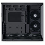 LIAN LI O11 Dynamic Mini V2 Flow, ATX Micro-ATX Mini-ITX Support, Pillar-Less Tempered Glass, 5x Reverse Blade 120mm Fans, USB-C 3.2 Gen 1 and 2x USB-A 3.0, Black O11DMIV2FX