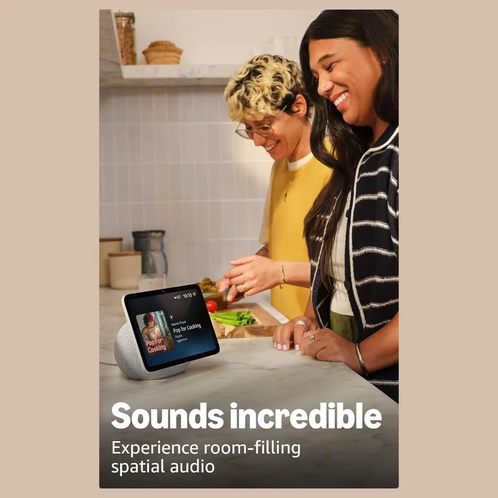 Amazon Echo Show 8 Newest Model Smart Display, HD 8.7" Touchscreen, Spatial Audio, Built-In Smart Home Hub, AZ3 Pro Chip, Omnisense Technology, Designed for Alexa+, Graphite