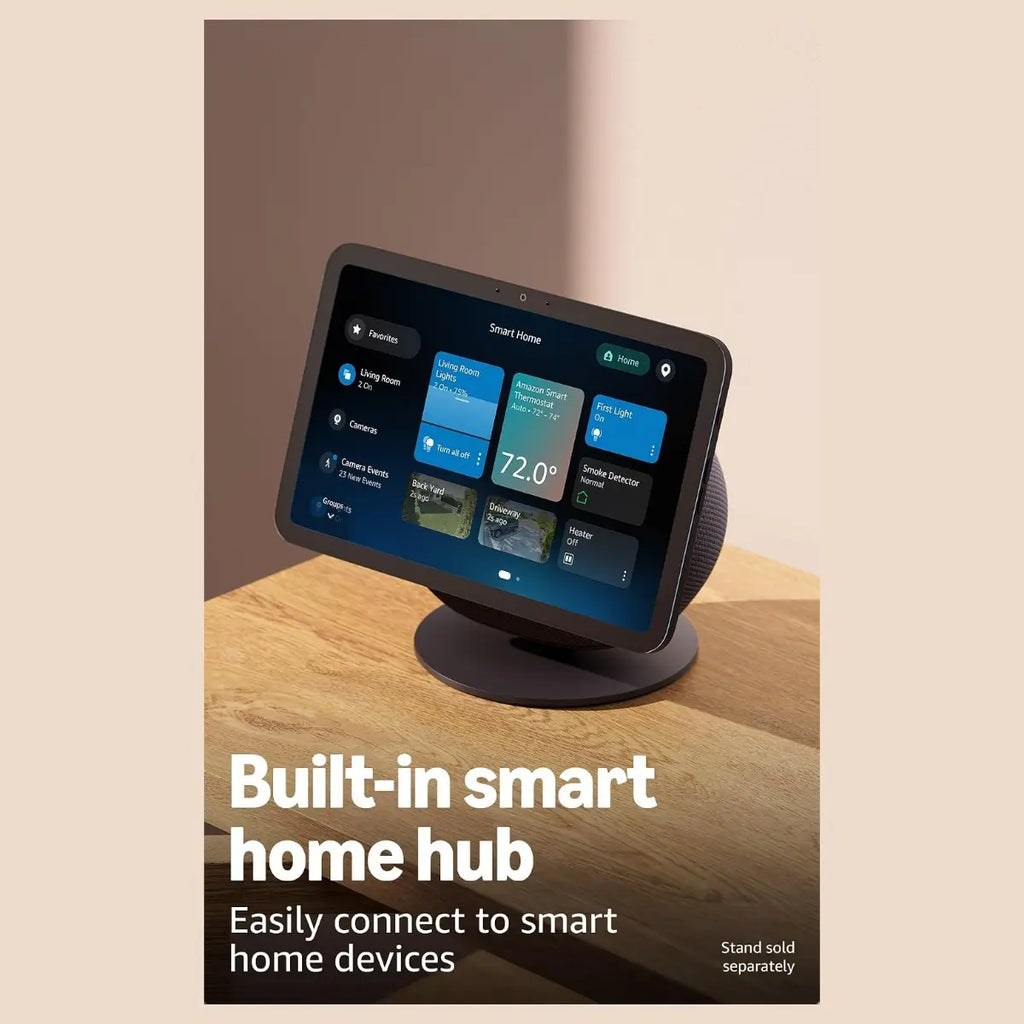 Amazon Echo Show 8 Newest Model Smart Display, HD 8.7" Touchscreen, Spatial Audio, Built-In Smart Home Hub, AZ3 Pro Chip, Omnisense Technology, Designed for Alexa+, Graphite