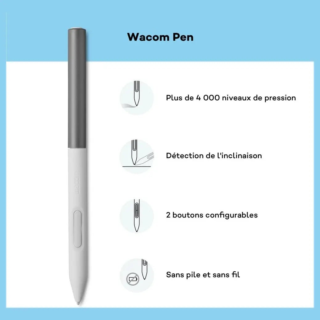 Wacom CTC 6110 One Medium Bluetooth Graphics Drawing Tablet, 9.9 x 7.1 Inch, 8.5 Inch x 5.3 Inch Active Area