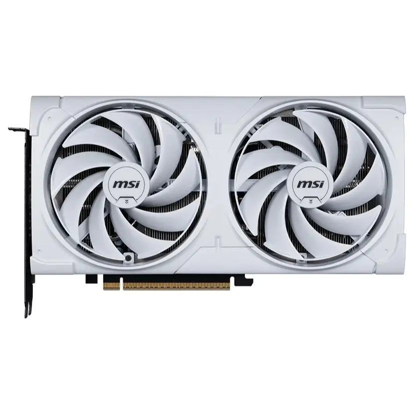 MSI GeForce RTX 5070 12G VENTUS 2X OC WHITE Graphics Card, 12GB GDDR7 192-Bit, PCI Express Gen 5, 2557MHz Extreme Performance, DisplayPort x 3 v2.1b and HDMI 2.1b, White G5070-12V2CW