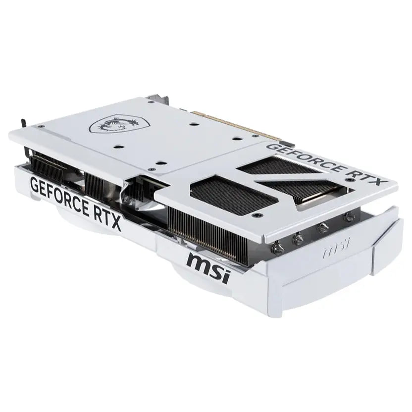 MSI GeForce RTX 5070 12G VENTUS 2X OC WHITE Graphics Card, 12GB GDDR7 192-Bit, PCI Express Gen 5, 2557MHz Extreme Performance, DisplayPort x 3 v2.1b and HDMI 2.1b, White G5070-12V2CW
