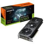 Gigabyte GeForce RTX 5060 GAMING OC 8G Graphics Card, 8GB GDDR7, 3840 CUDA Cores, Boost Up to 2595MHz, PCIe 5.0 x16, DisplayPort 2.1b and HDMI 2.1b, GV-N5060GAMING OC-8GD