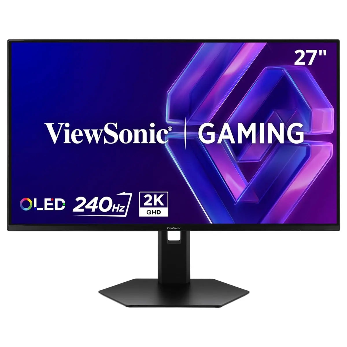 ViewSonic XG2738-2K-OLED 27" QHD QD-OLED 240Hz Gaming Monitor, 0.03ms GTG, HDR10, FreeSync Premium and G-Sync Compatible