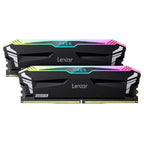 Lexar ARES RGB 32GB (2x16GB) 7600MHz CL36 DDR5 Desktop Memory Kit, XMP 3.0 and EXPO Support, Black, LD5U16G76C36BR-RGD