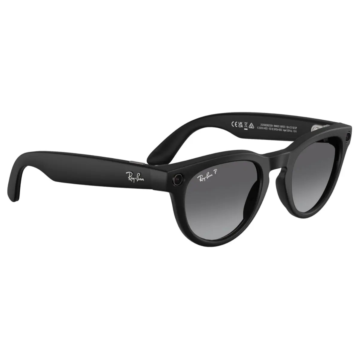RAY-BAN Meta Gen 2 Headliner AI Glasses, 12MP Ultra-Wide Camera, Open-Ear Speakers, Up to 8 Hours Battery, Matte Black Frame
