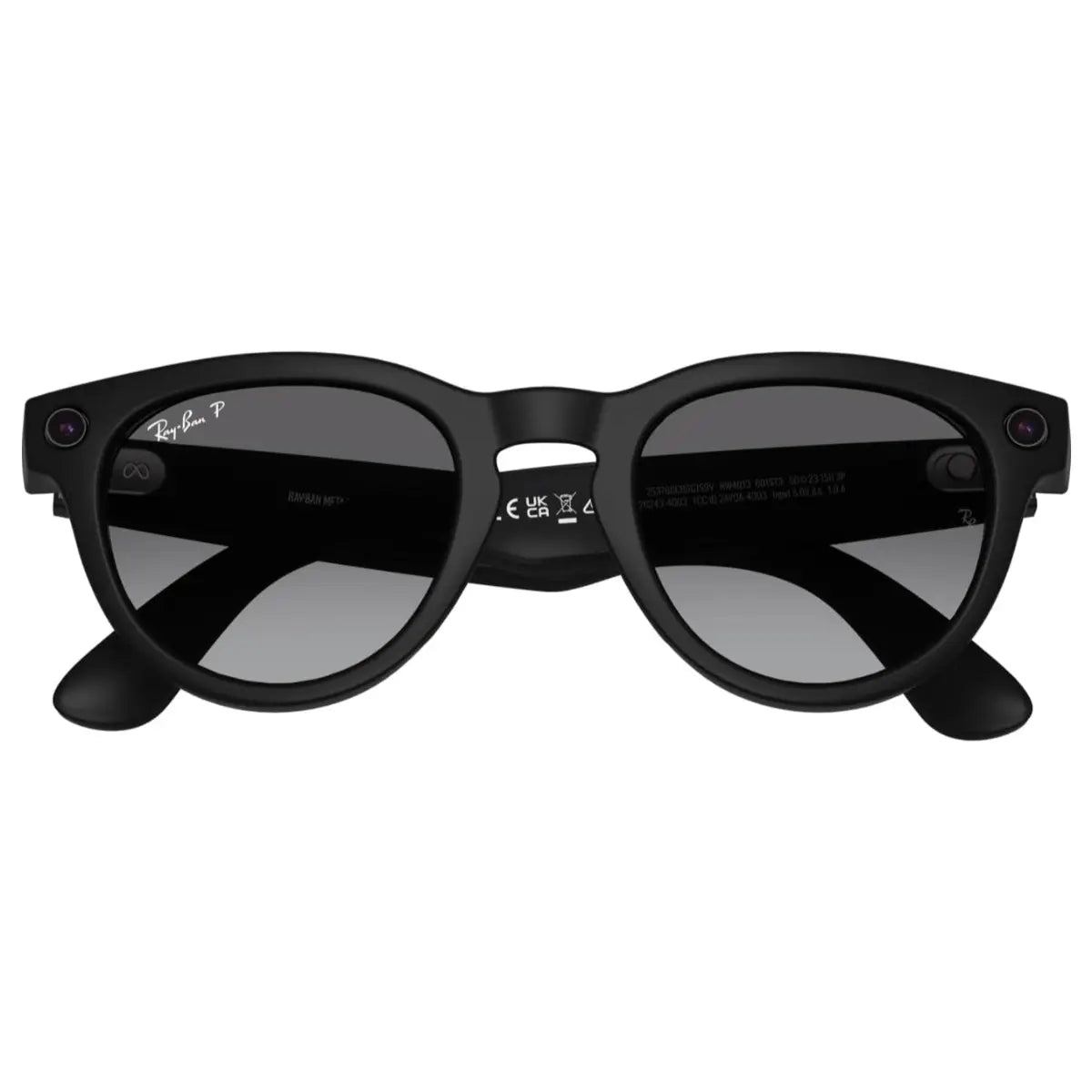 RAY-BAN Meta Gen 2 Headliner AI Glasses, 12MP Ultra-Wide Camera, Open-Ear Speakers, Up to 8 Hours Battery, Matte Black Frame