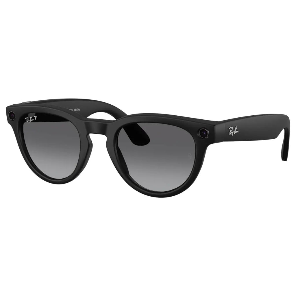RAY-BAN Meta Gen 2 Headliner AI Glasses, 12MP Ultra-Wide Camera, Open-Ear Speakers, Up to 8 Hours Battery, Matte Black Frame