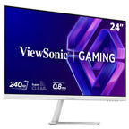 ViewSonic VX24G30-W 24" FHD 240Hz IPS Gaming Monitor, 0.8ms MPRT, HDR10, NVIDIA G-Sync Compatible, 2x HDMI 2.1 And DisplayPort, White