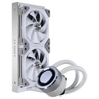 Lian Li GALAHAD AIO UNI FAN SL120 EDITION, 240mm RGB Liquid CPU Cooler, 800-1900RPM, 58.54CFM, Intel LGA115X LGA1200 LGA1700 and AMD AM4 AM5, GA-240SLA White