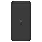 Xiaomi Redmi Power Bank 20000mAh, 18W Two-Way Fast Charging, Dual USB-A Output and USB-C and Micro-USB Input, 74Wh High Capacity