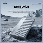 Amaze Nexa Drive A211 2.5" SSD Enclosure Case, SATA Interface, Type-C 3.1 Input, USB-A 3.0 and Type-C Output, Up to 6Gbps
