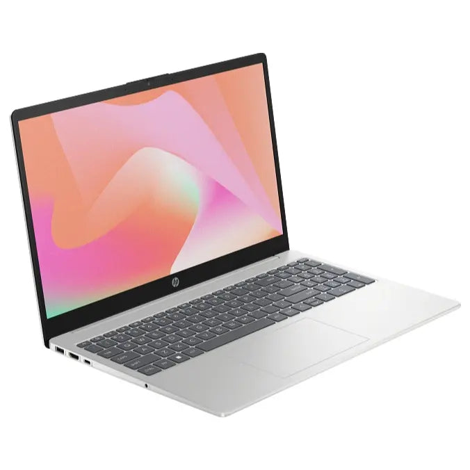 HP Laptop 15-FD1039NX, Intel Core Ultra 5 125H, Intel Arc Graphics, 16GB DDR5 RAM, 512GB PCIe NVMe M.2 SSD, 15.6" FHD IPS 300 Nits 62.5% sRGB, FreeDOS 3.0, Natural Silver, C26BJEA