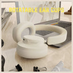 ATTACK SHARK G500 Ultra-Light Dual-Mode Gaming Headset, Bluetooth 5.1 and 3.5mm Wired, 210g Ultra-Light Design, LIGHTSPEED Wireless Technology, Off White