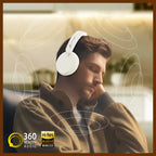 ATTACK SHARK G500 Ultra-Light Dual-Mode Gaming Headset, Bluetooth 5.1 and 3.5mm Wired, 210g Ultra-Light Design, LIGHTSPEED Wireless Technology, Off White