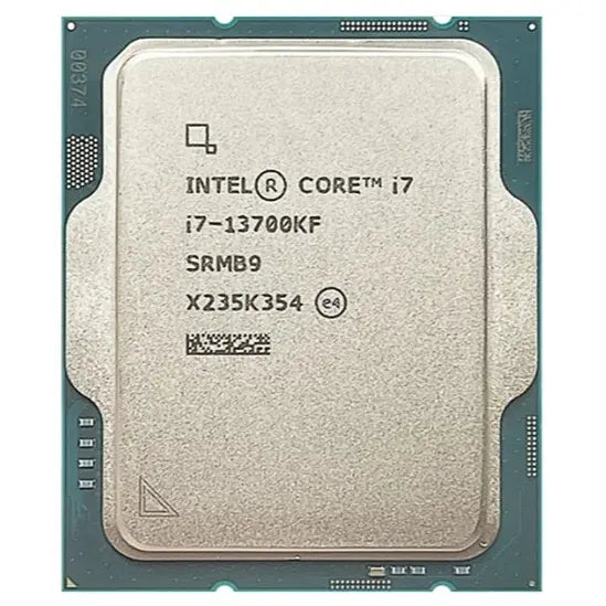 Intel Core i7-13700KF Gaming Desktop Processor, 16 Cores 24 Threads, Up to 5.4GHz, 30M Cache, Unlocked, Tray Pack