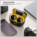 Amaze Audix Core Noise Cancellation Wireless Microphone, Dual Microphone 2-in-1 System, 2.4GHz Wireless Up to 40 Meters, 360 Degree Omnidirectional, Ultra-Low Latency <=20ms, Model A692